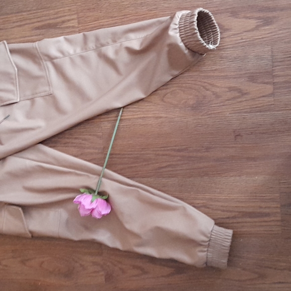 Faux leather Cargo baggy pants size L - Picture 4 of 4